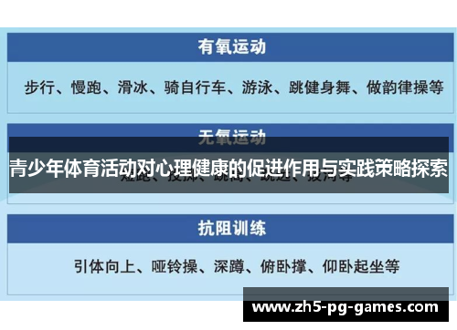 青少年体育活动对心理健康的促进作用与实践策略探索